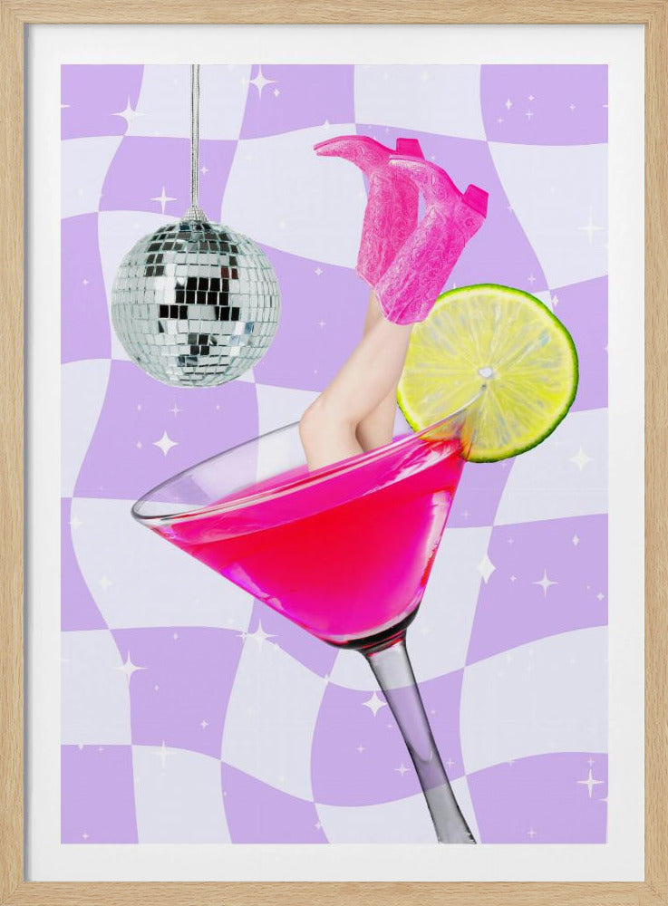 Disco Drink Delight | Poster