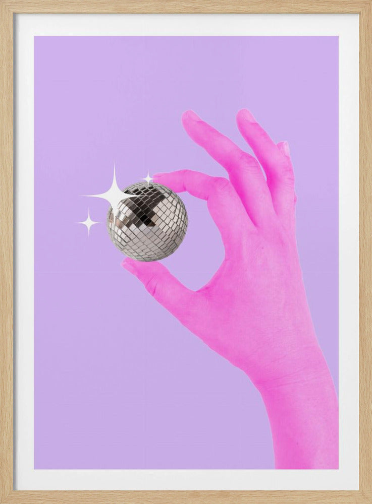 Pink Glow Sphere | Poster