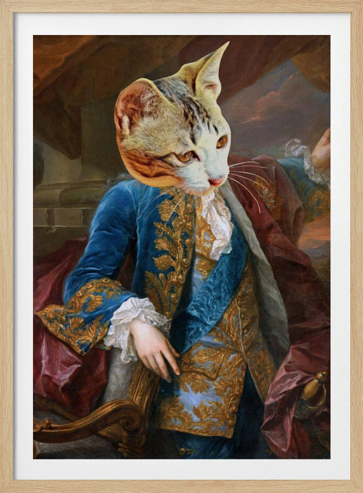 Regal Feline Pose | Poster