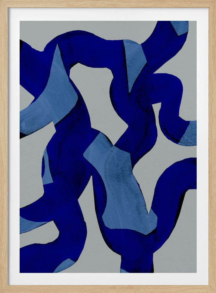 Abstract Brush Strokes 65X | Poster