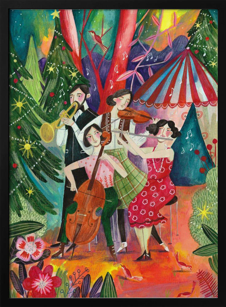 Christmas music in the forest | Poster
