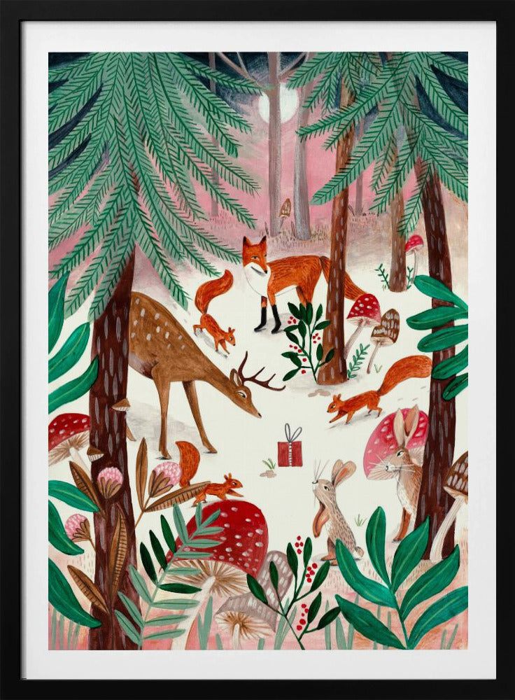 Surprise in the forest | Poster