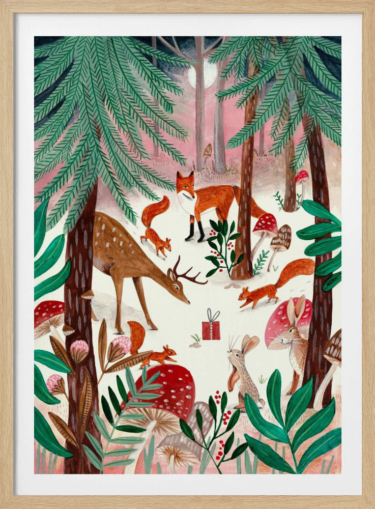 Surprise in the forest | Poster