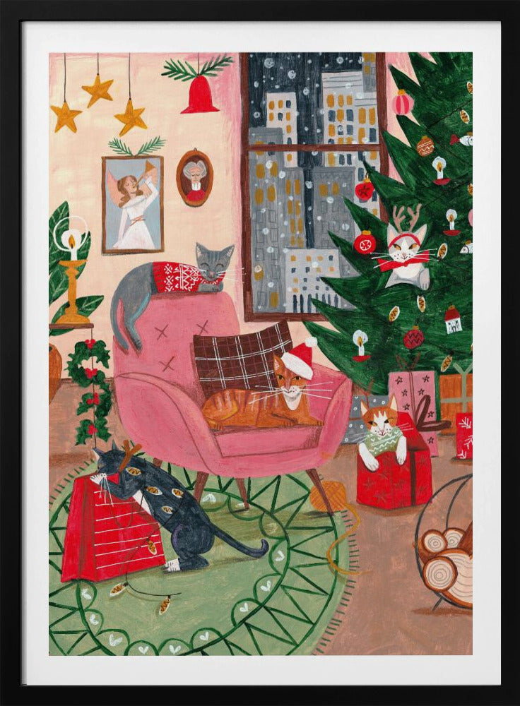 Christmas Cats in NY | Poster