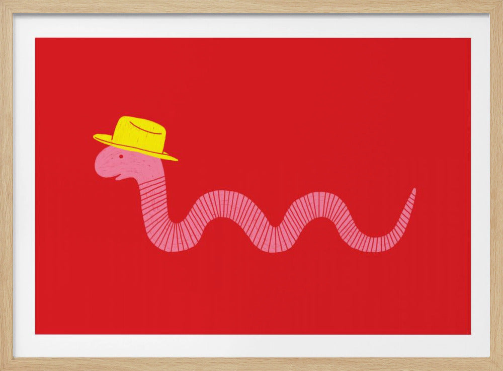 Wiggly Western Worm | Poster