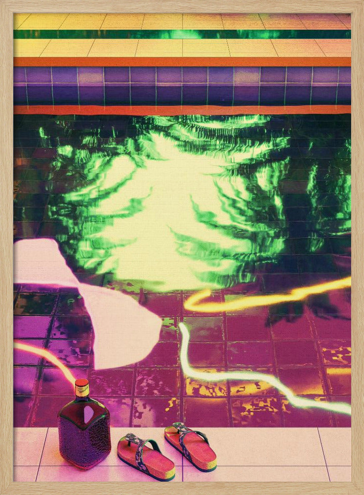 TROPICAL INDOOR POOL | Poster