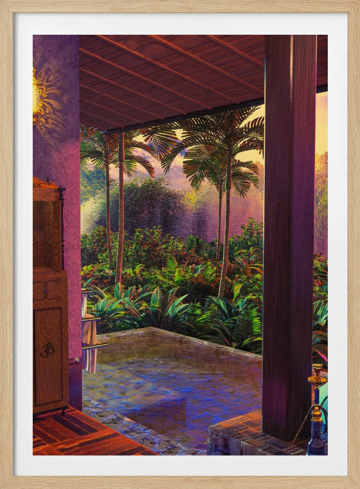 Rainforest Infinity Pool Art Print (a1) | Poster