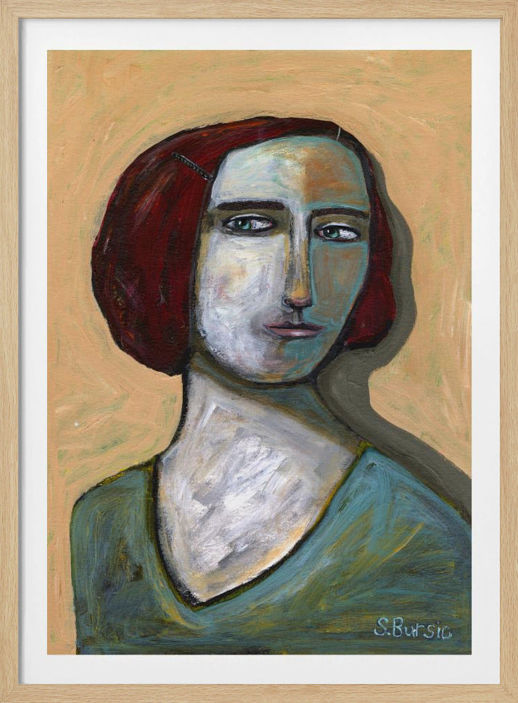 Woman with piercing eyes | Poster