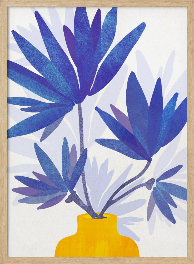 Indigo Blooms | Poster