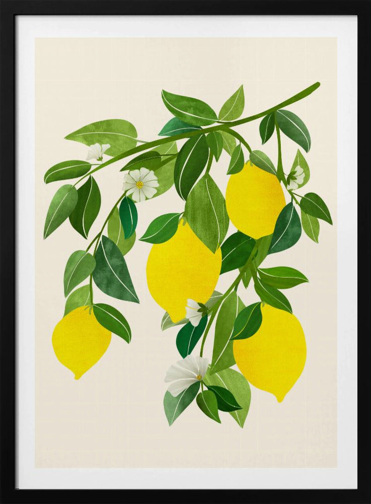 Sunny Lemons 4x5 | Poster