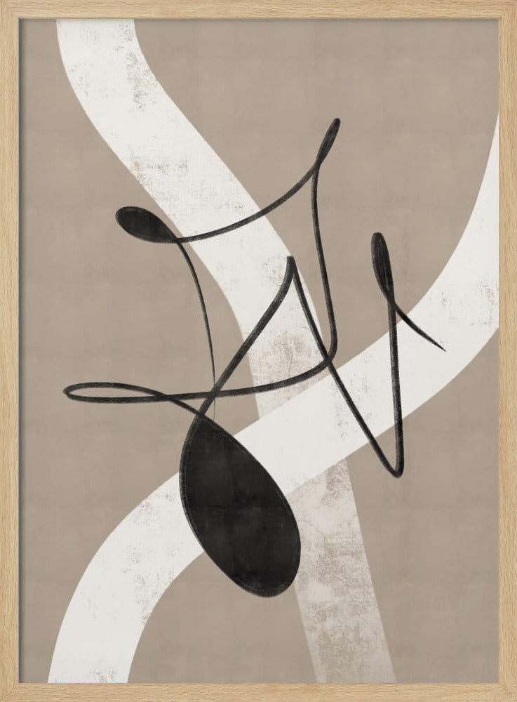 Beige abstract No.2 | Poster