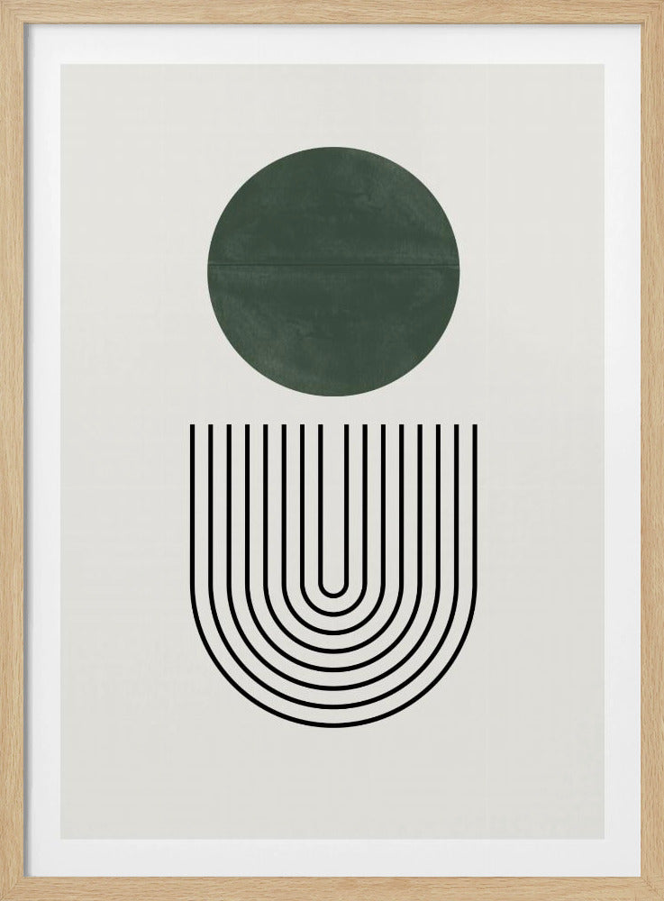 Circle and Lines | Poster