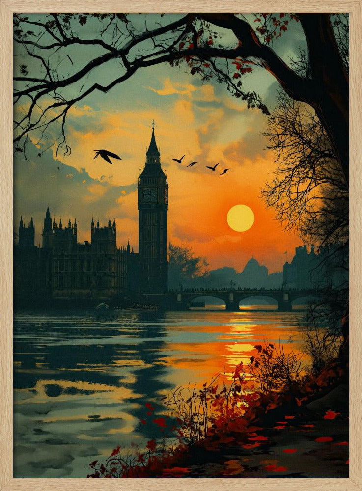 View from the Thames | Poster