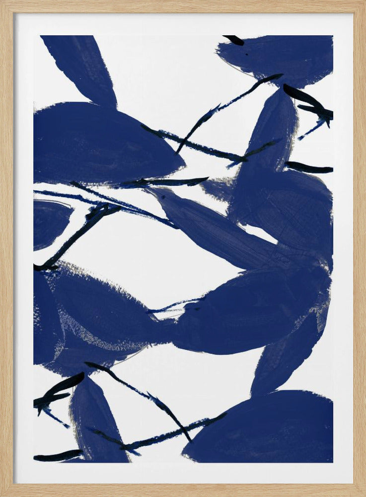 Blue Floral No2 | Poster