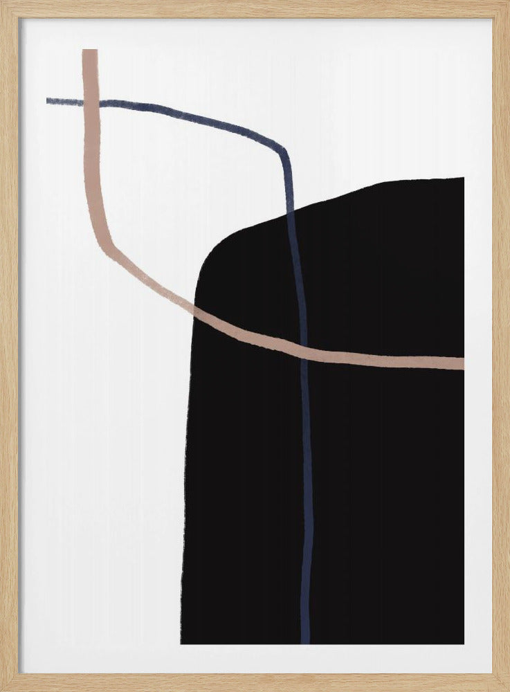 Curved Lines Harmony | Poster