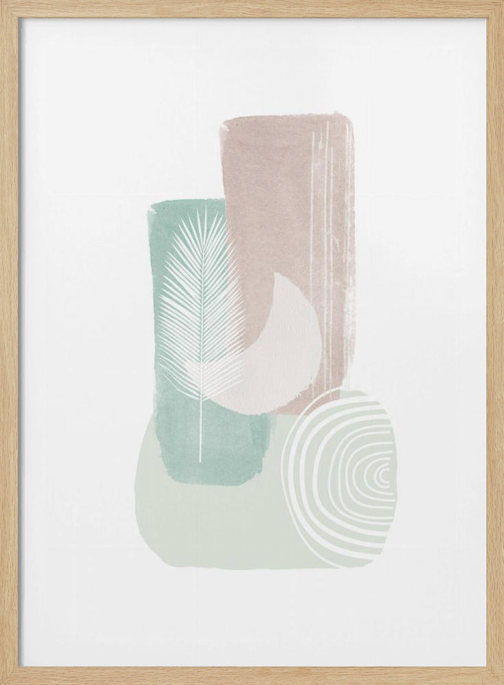 Shapes in Pastel | Poster