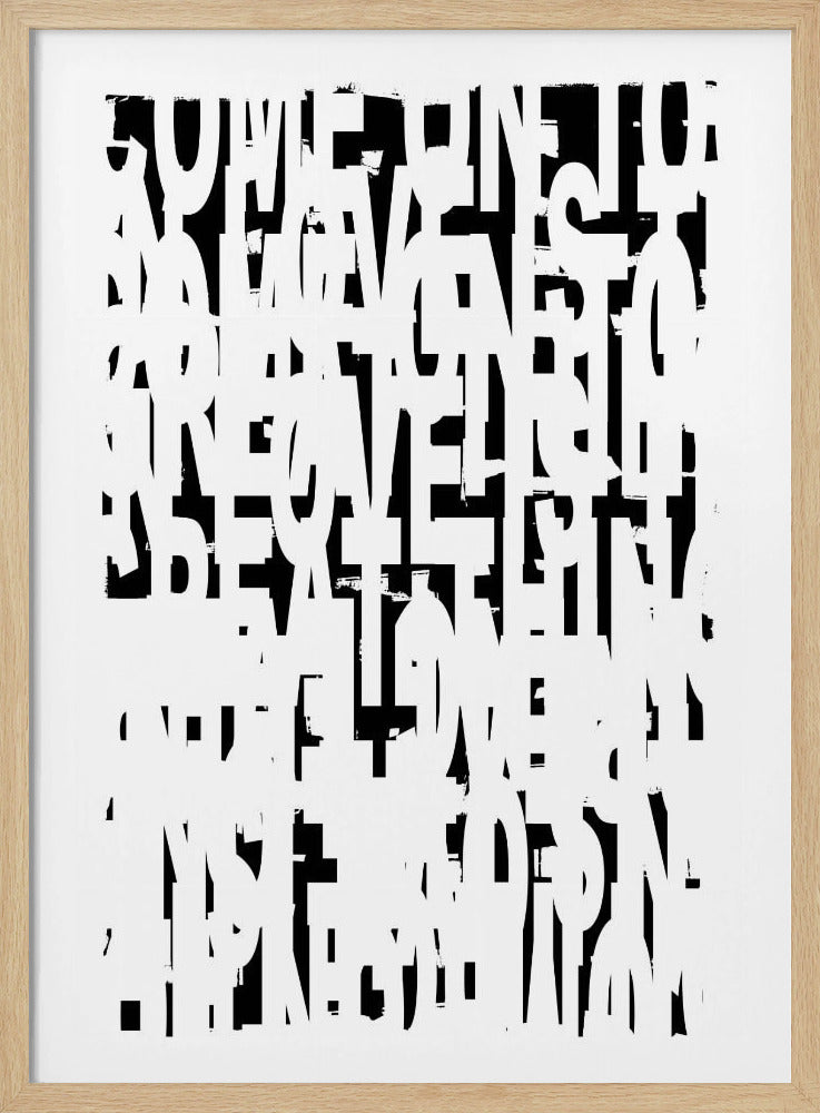 Typography No1 | Poster