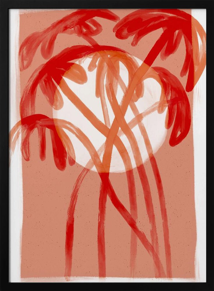 Crimson Palms | Poster