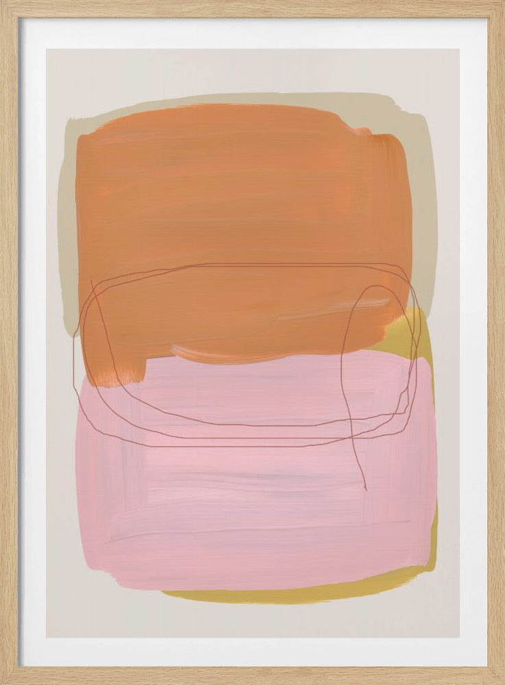 Abstract Brush Strokes 121 | Poster