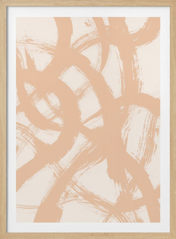 Abstract Brush Strokes 98B | Poster