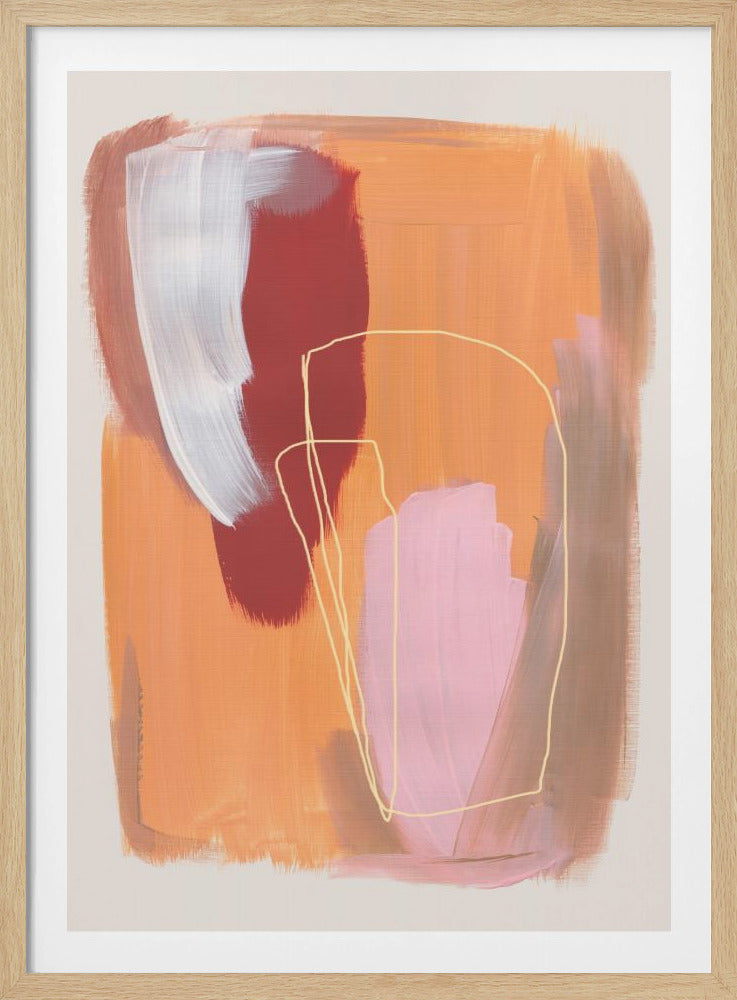 Abstract Brush Strokes 125 | Poster