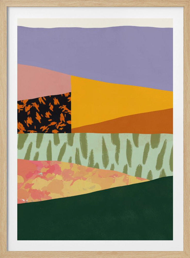 Geometric Patterns with Organic Forms | Poster