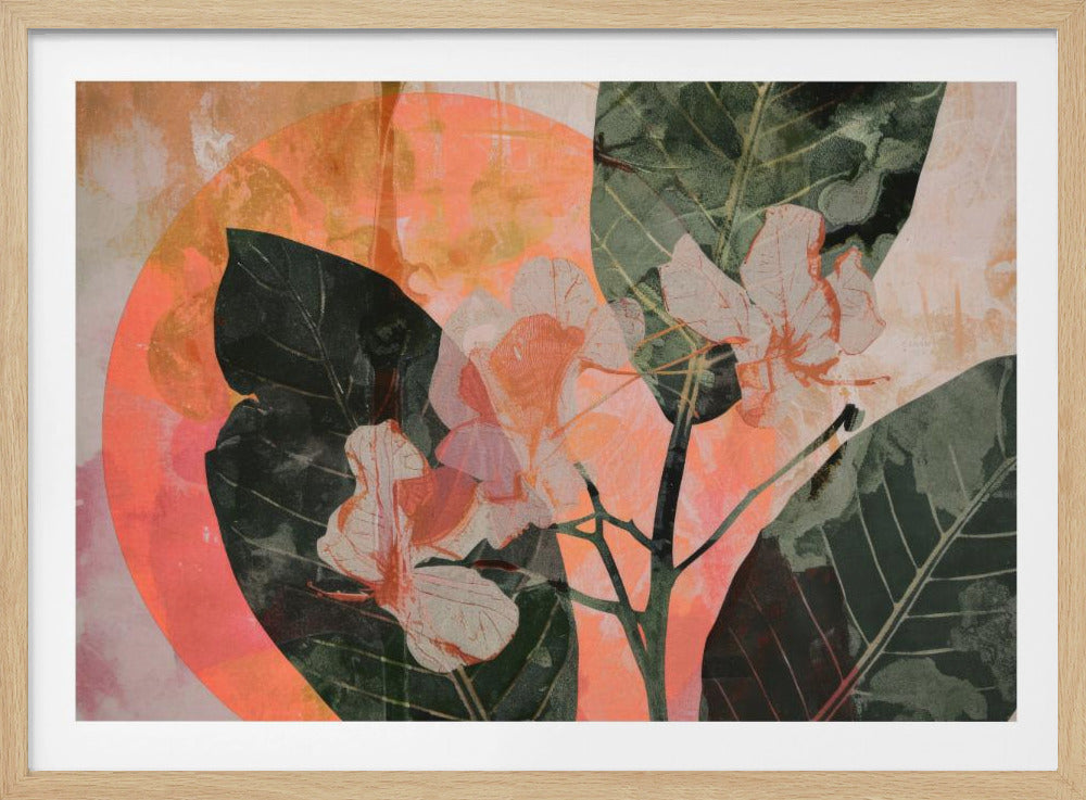 Golden Bloom Fusion | Poster