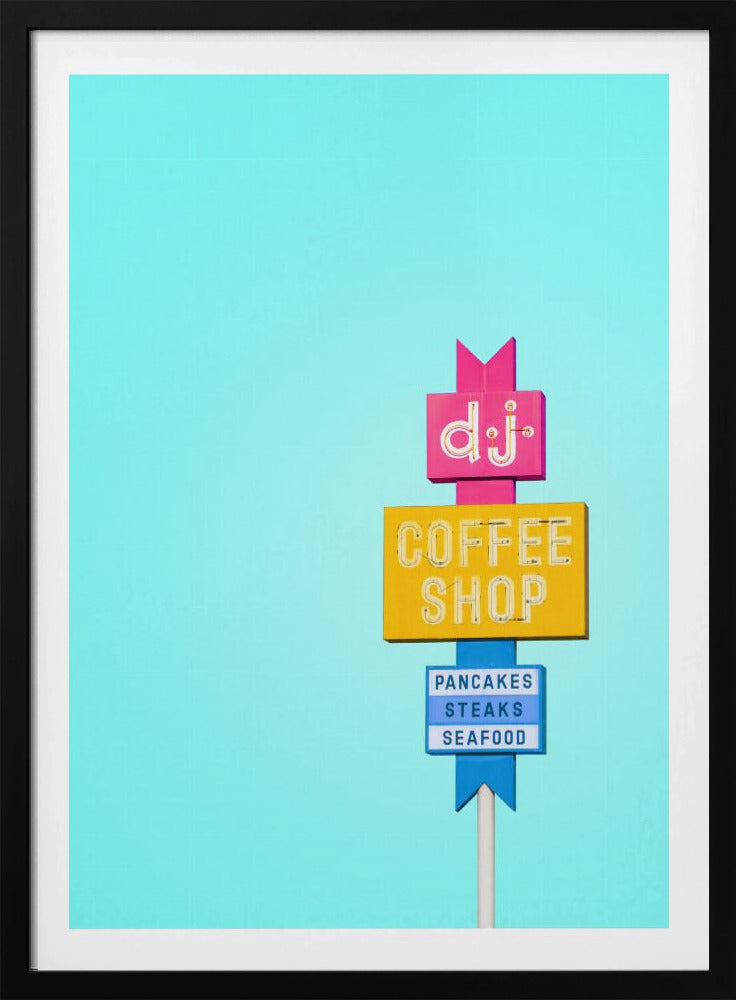 DJ Coffeeshop Sign | Poster