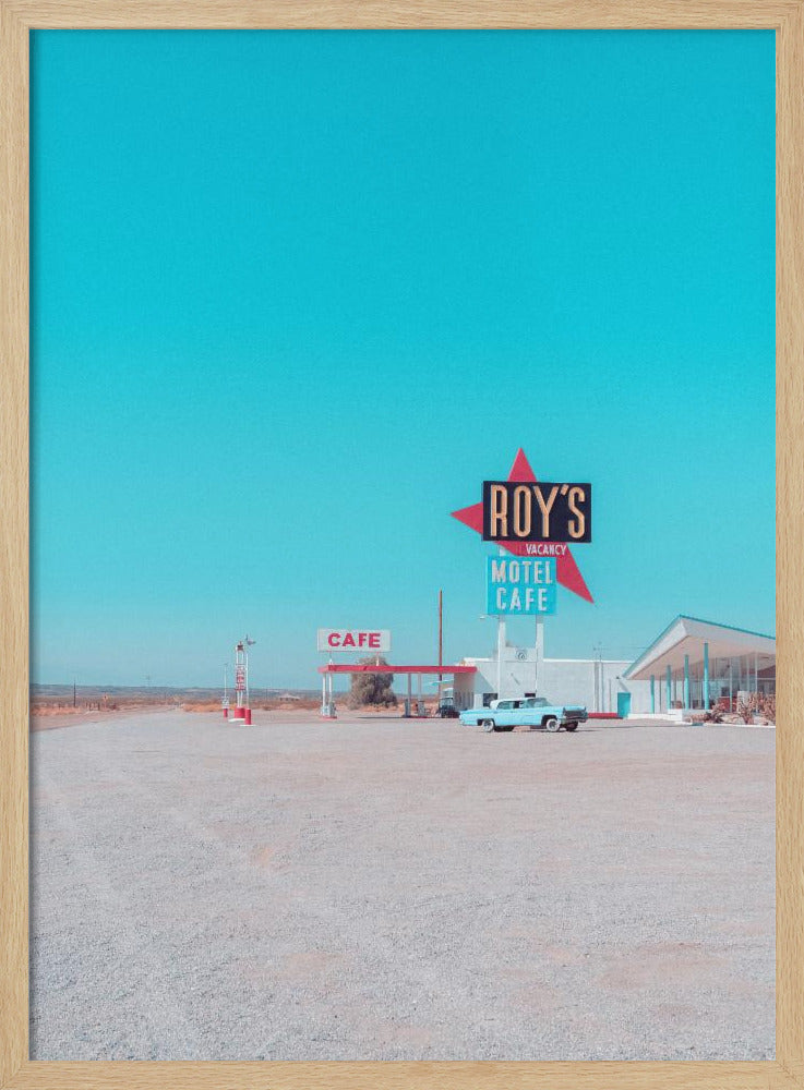 Roy's Motel Cafe Vintage Sign | Poster