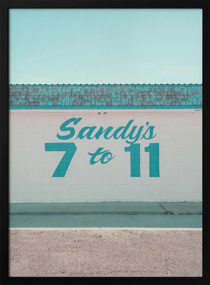 Sandy's 7 to 11 in Marfa, Texas | Poster