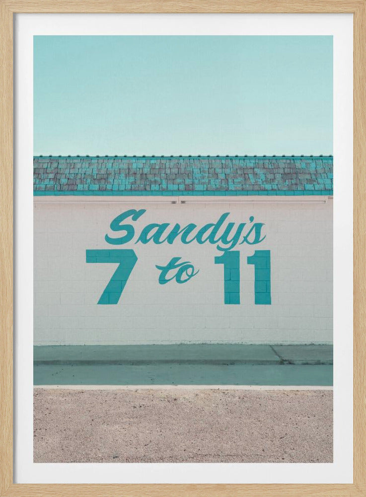 Sandy's 7 to 11 in Marfa, Texas | Poster