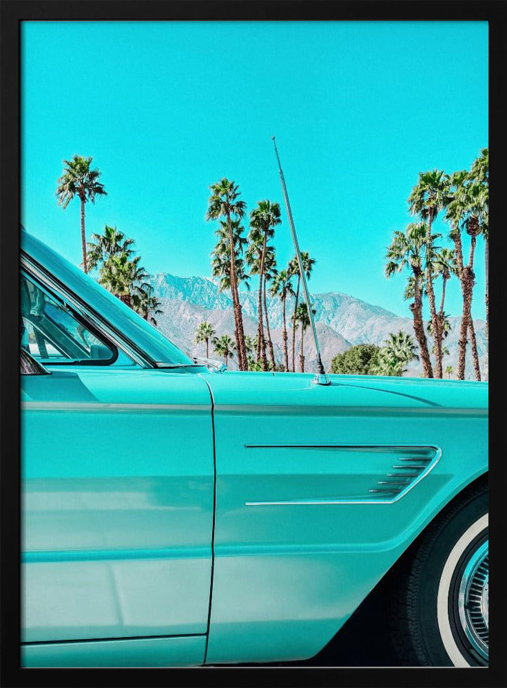 Teal Thunderbird in Palm Springs | Poster