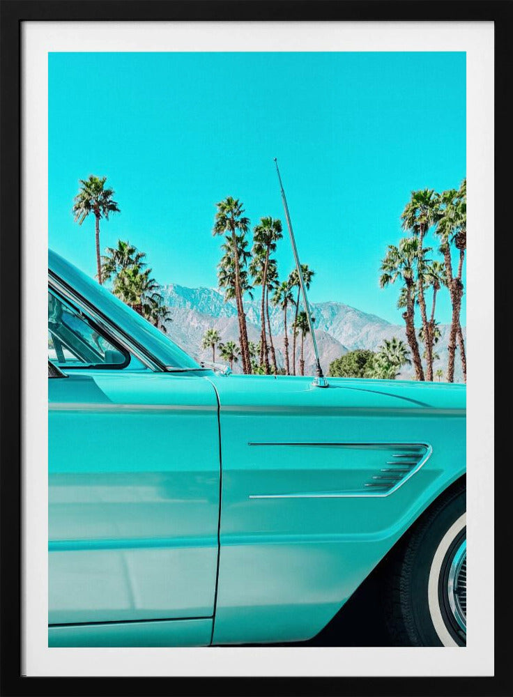 Teal Thunderbird in Palm Springs | Poster