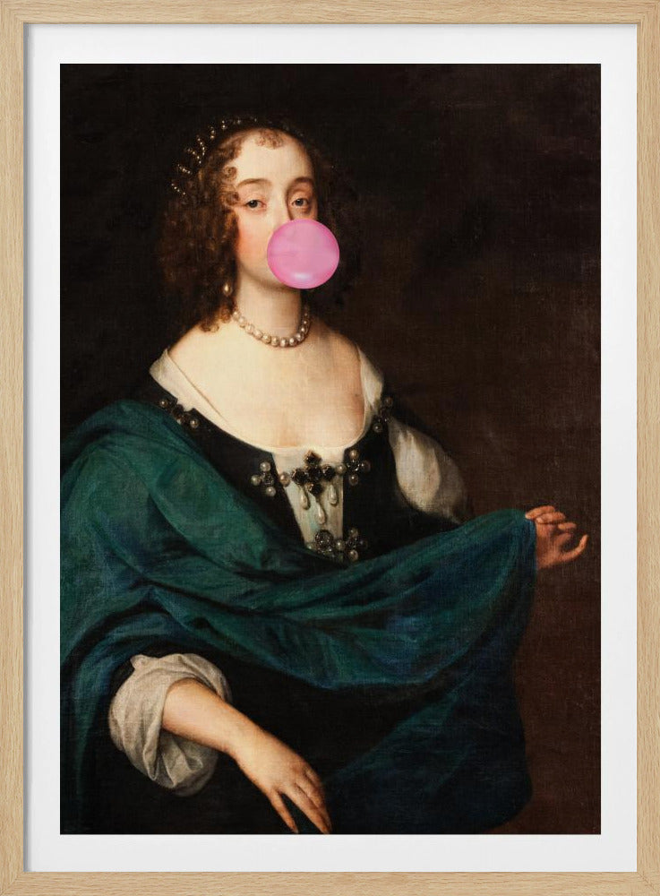 Renaissance Bubble Gum / Altered Art | Poster