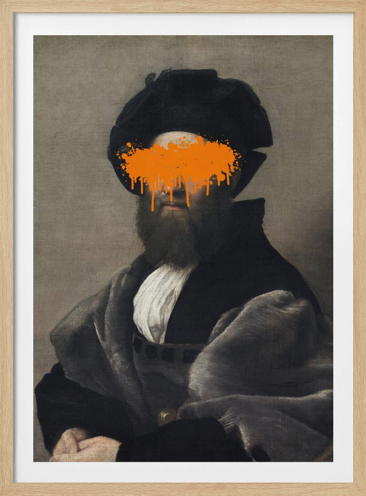 Orange Vandal Splash | Poster