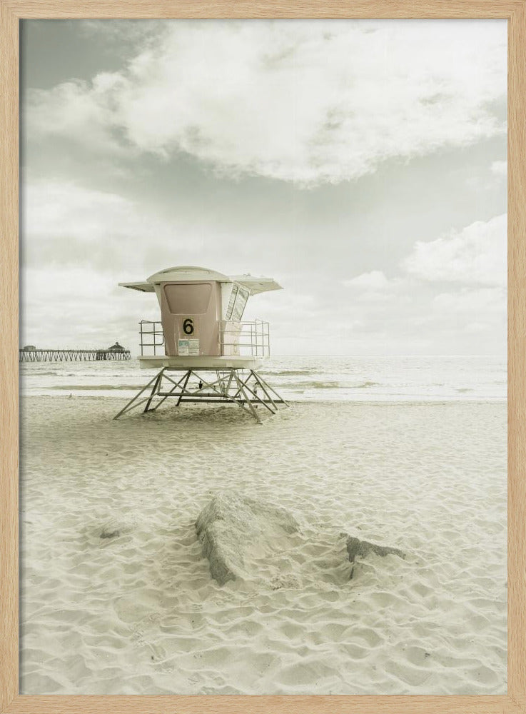 CALIFORNIA Vintage Imperial Beach | Poster