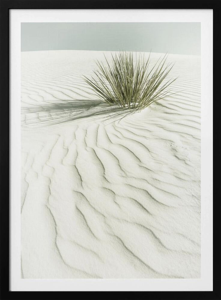 WHITE SANDS Idyllic vintage scenery | Poster