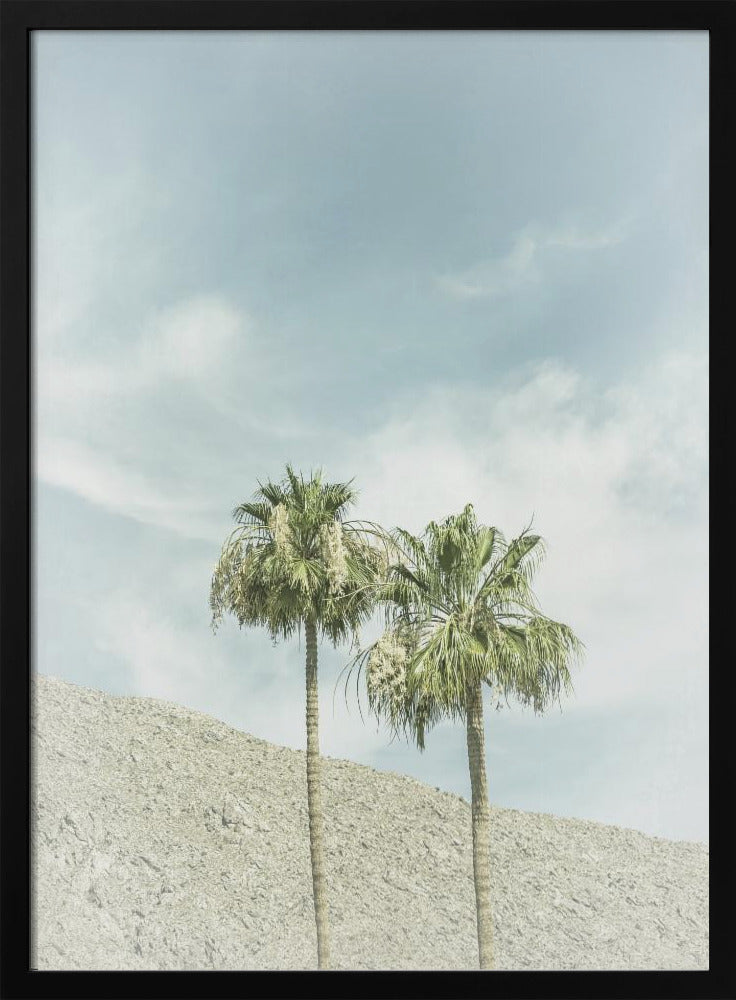 Vintage Palm Trees in the desert | Poster