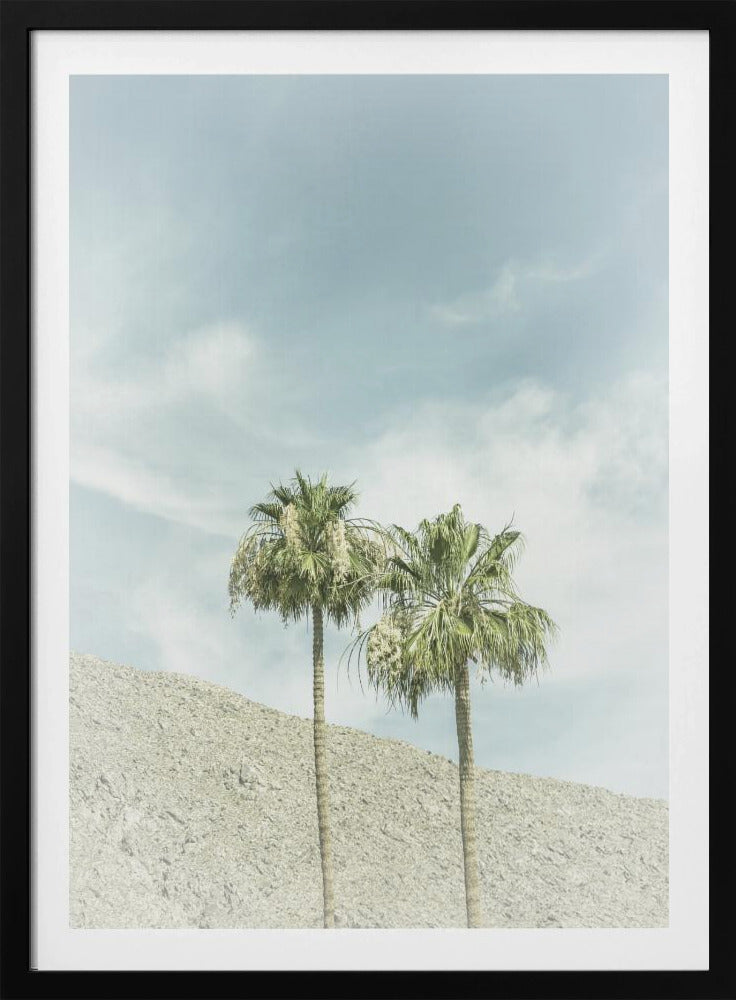 Vintage Palm Trees in the desert | Poster
