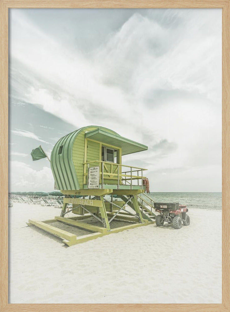 Vintage Florida Flair at Miami Beach | Poster