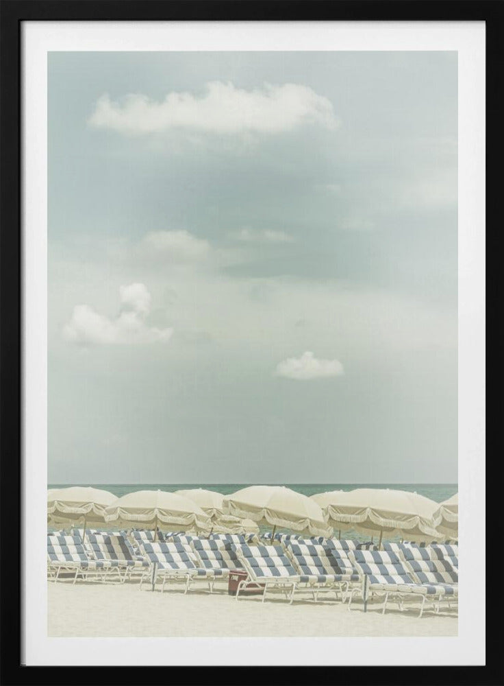 Vintage beach scene | Poster