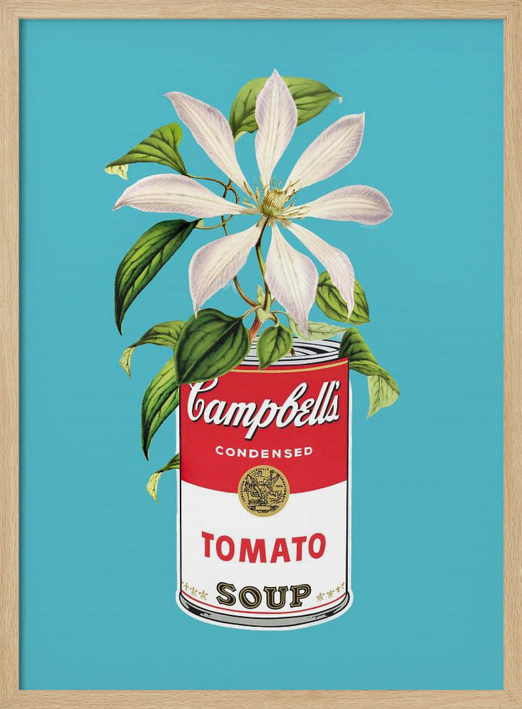 Campbells and Flowers | Poster