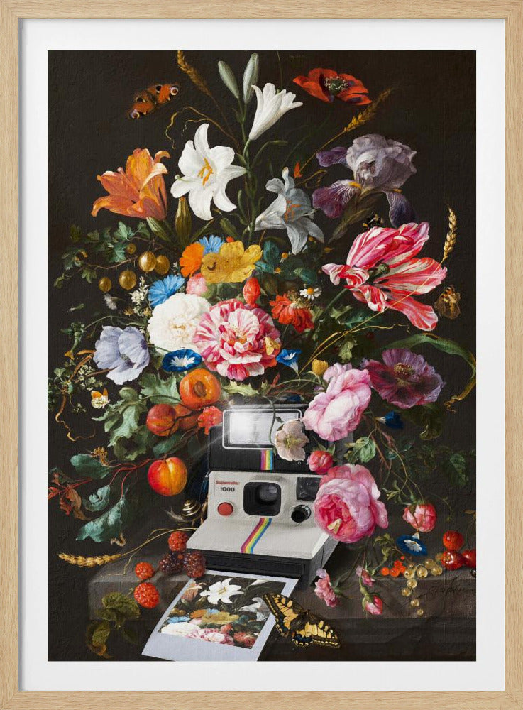 Floral Instant Photo | Poster