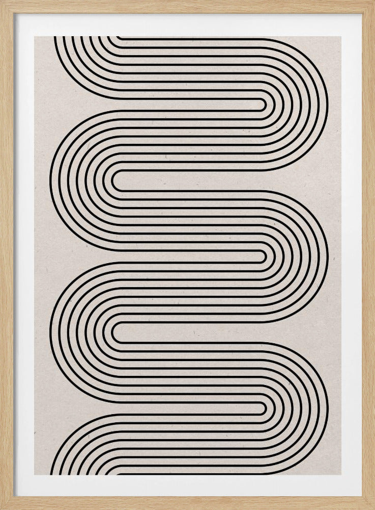 Curved Lines Symphony | Poster