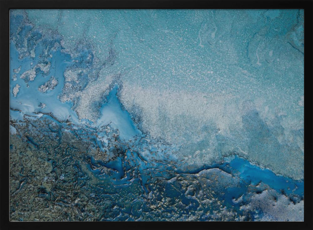 Soft Blue - Cyan Waters | Poster