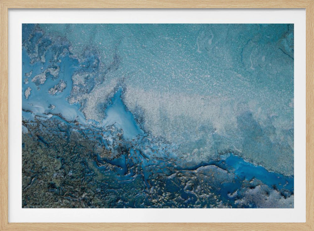 Soft Blue - Cyan Waters | Poster