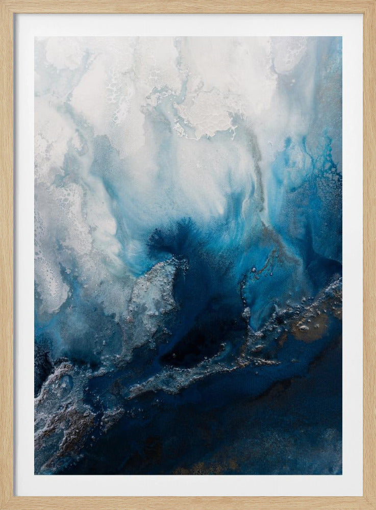 Seascape abstraction - Blue Waters | Poster