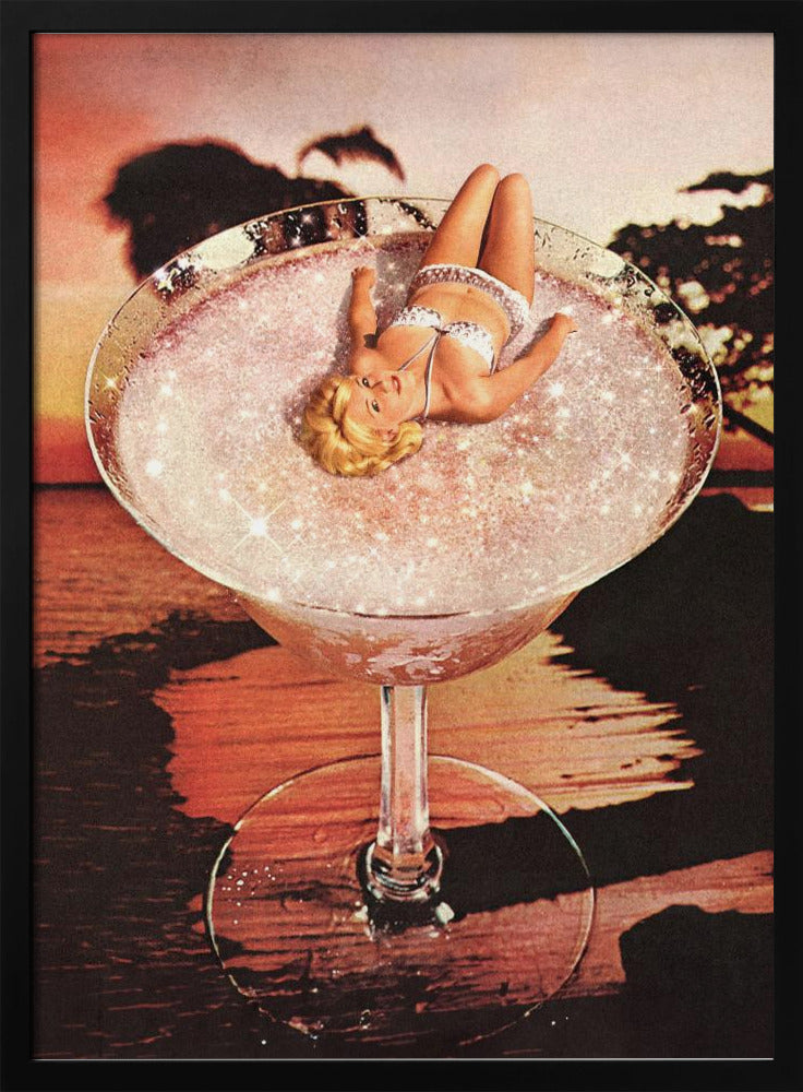 Glitter Pink Margarita | Poster