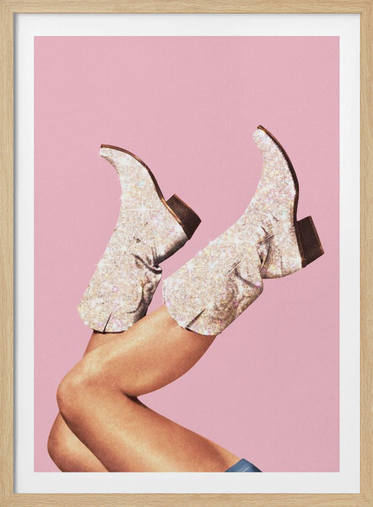 These Boots - Glitter Pink II | Poster