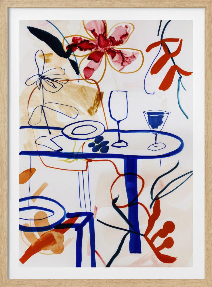 Vibrant Table Scene | Poster